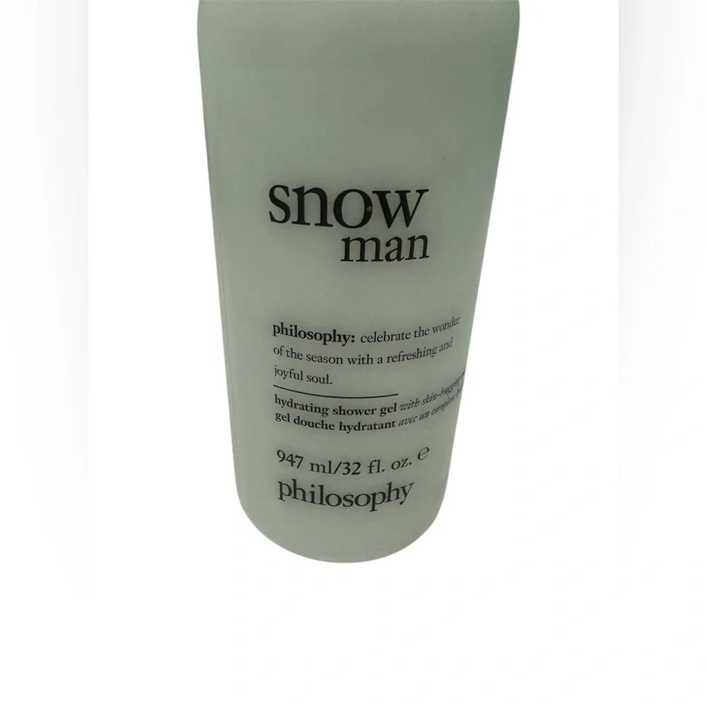 Philosophy Bundle Snow Man Shower Gel-shampoo 32 Oz And Body‎ Cloud Cream 16 Oz